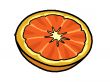 orange half w