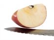 Fugi Apple wedge and a knife