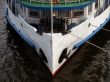 Steam ship bow