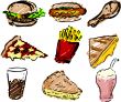 Fast food icons