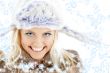 winter girl with snowflakes #2