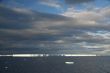 Sunset with tabular iceberg