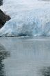 Ice fall from glacier