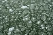 Abstract, brash ice forming