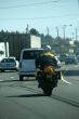 Motorcyclist in traffic