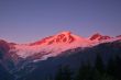 sunset in the mountains