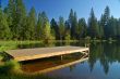 springtime lakeshore