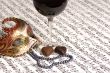 Valentine wine with music