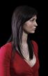 Elegant girl in red top