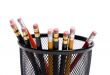 Basket of pencils