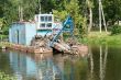 cleaning of river-bed