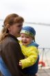 Mother carry baby in sling 2