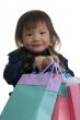 Young Girl Christmas shopping 2