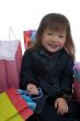 Young Girl  Christmas Shopping