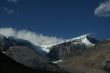 Mountains and lateral moraine