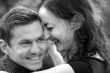 happy dancing young couple
