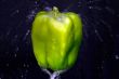 hdr pepper with water splash