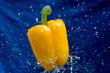 yellow pepper on White