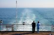 couple of tourist on cruise liner