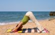 girl in Adho Mukha Svanasana yoga pose