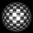 Carbon Fiber Button Isolated