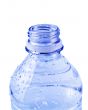 Isolated Open Blue Water Bottle