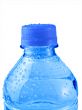 Isolated Blue Water Bottle