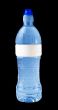 Isolated Blue Water Bottle