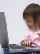 Playing with the laptop 3