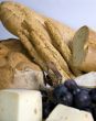 Bread and Cheese with Grapes