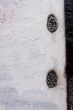 black and white wall