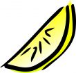 Sliced lemon