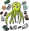 Overworked octopus