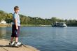 boy on a skateboard