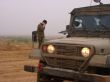 Israeli army jeep