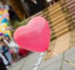 Red balloon at the schoolyard