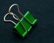 green binder clip