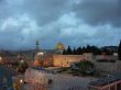 jerusalem old city at evening