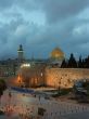 jerusalem old city at evening