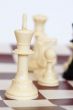 white king on a chess board