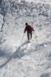 Skier on Mont Blanc