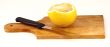 Cutting a lemon