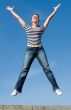jumping girl
