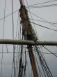 a rigging of sailing ship