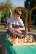 boy play a chess
