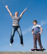 jumping family