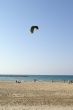 paraplane in a sea beach