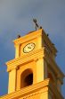 Clock tower with a cross