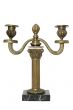 Bronze candlestick isolated