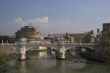 Bridge and Castle Sant Angelo in Rome